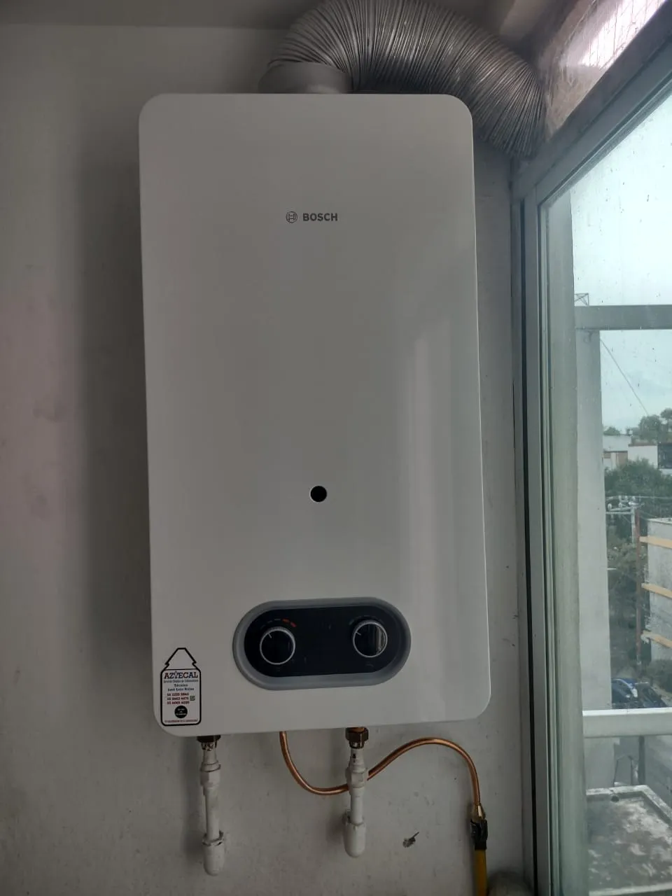 Reparación de boiler de paso